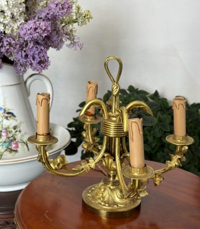 Bordlampe med fire pærer, mellemstor (4783)