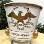 Porcelāna Kašpo ar Ērgli un Sejas Maskām — Empire stils, Vieux Paris, Francija, ap 1800.–1830. (4477)