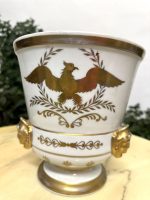 Porcelāna Kašpo ar Ērgli un Sejas Maskām — Empire stils, Vieux Paris, Francija, ap 1800.–1830. (4477)