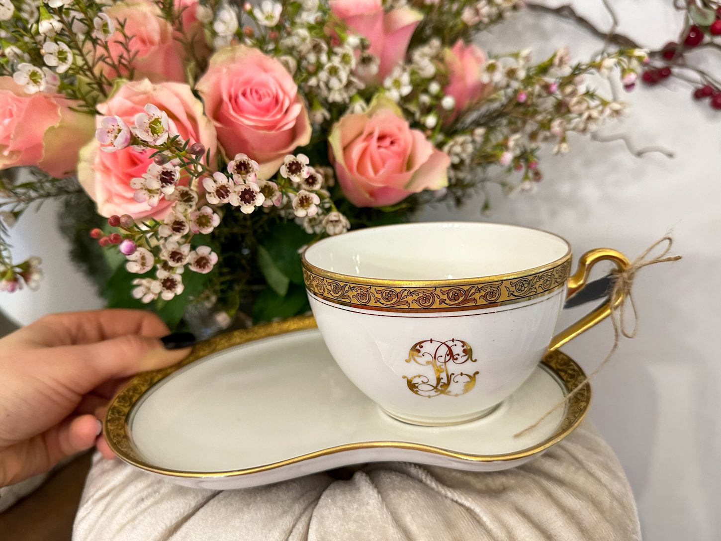 Porcelāna krūze "Limoge", liela izmēra (3796) - Image 1