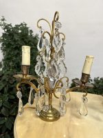 2 stk. Bordlamper med Krystaller, Mellem (4485) - Billede 4