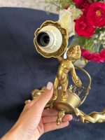 lampa ar eņģeļa figūrām, 3 spuldzēm, neliela izmēra (7007) - Image 8