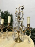 2 stk. Bordlamper med Krystaller, Mellem (4485) - Billede 3