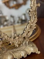 Stort, tungt bronse speil med engler - Bilde 8