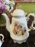 Komplekts ar eņġeļu motīviem - tējkanna, piena krūze, cukurtrauks (6678) - Image 9