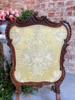Kamina Wooden Fireplace Screen with Fabric (3226) - Image 5