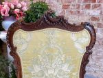 Kamina Wooden Fireplace Screen with Fabric (3226) - Image 7
