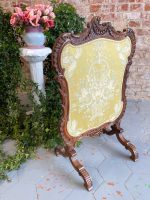Kamina Wooden Fireplace Screen with Fabric (3226) - Image 3