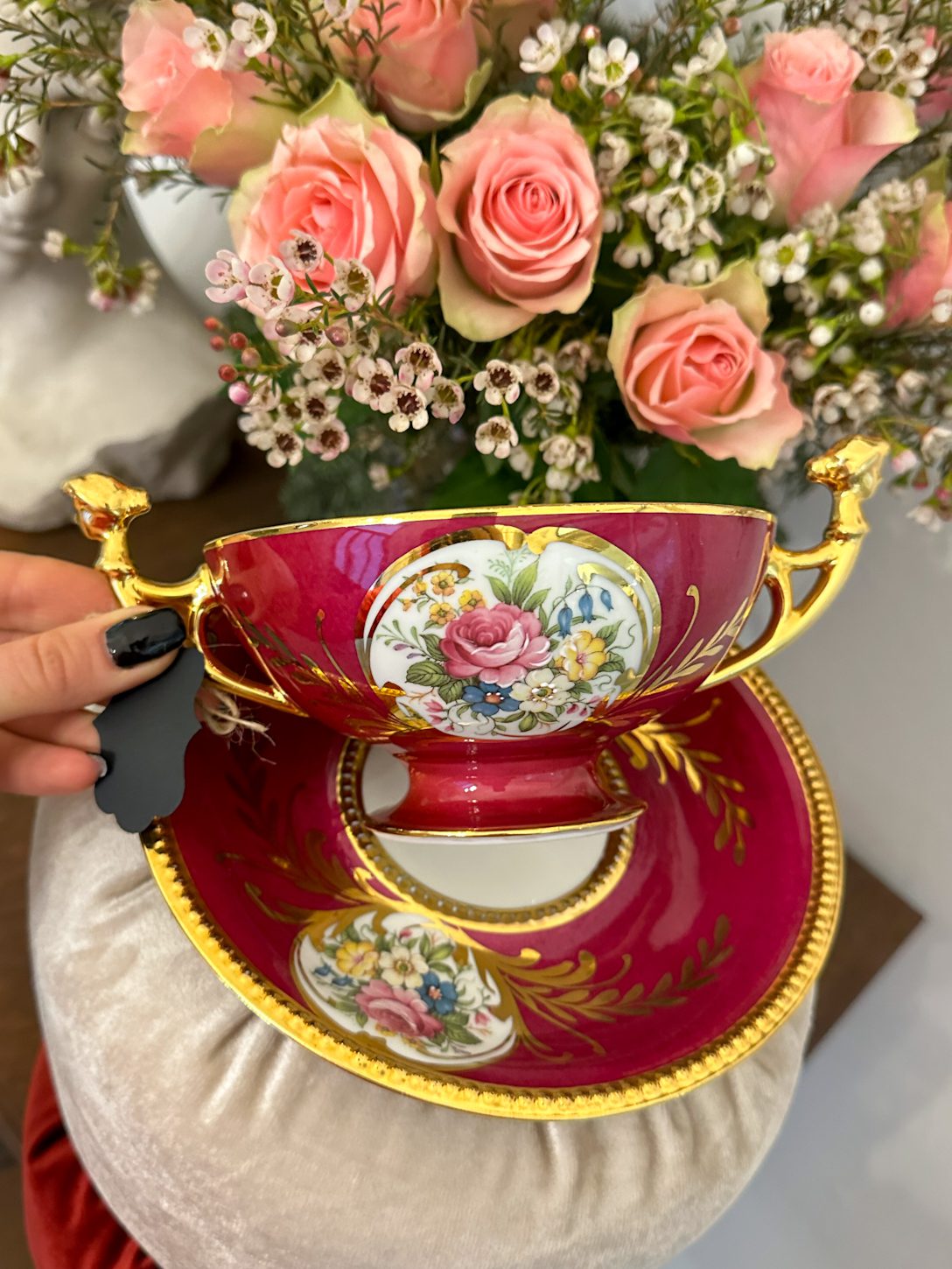 Porcelāna krūze "Limoge", liela izmēra (3800) - Image 1