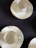 Antīks "Limoges" porcelāna komplekts 4 personām — Delvaux Paris (Antique "Limoges" porcelain set with gold decor from Paris) (7052) - Image 10