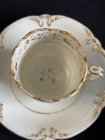 Antīks "Limoges" porcelāna komplekts 4 personām — Delvaux Paris (Antique "Limoges" porcelain set with gold decor from Paris) (7052) - Image 11