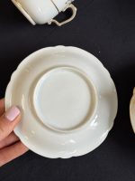 Antīks "Limoges" porcelāna komplekts 4 personām — Delvaux Paris (Antique "Limoges" porcelain set with gold decor from Paris) (7052) - Image 14