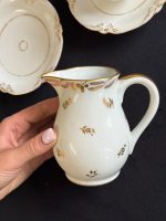 Antīks "Limoges" porcelāna komplekts 4 personām — Delvaux Paris (Antique "Limoges" porcelain set with gold decor from Paris) (7052) - Image 5