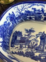 Keramikas Kašpo ar Rokturiem — Zili Baltā Transferdruka Tradīcija, Anglija (Staffordshire), 19 — изображение 13