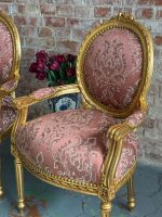 Armchairs with Armrests, Pink Fabric, Comfortable and Stable, 2 Available (6440) - Image 8