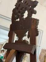 Ļoti liela izmēra koka molberts ar kokgriezumiem — Neorokoko stilā (Extra Large Carved Wooden Easel in Neorococo Style) (7011) - Image 16