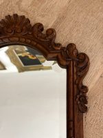koka spogulis ar kokgriezumiem un facetu spogulī, vidēja izmēra (6167) - Image 9