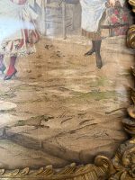 Žanra glezna ar pilsētas skatu — Luija XV stilā (Antique Genre Painting Framed French Street Scene in Louis XV Style) (7020) - Image 18