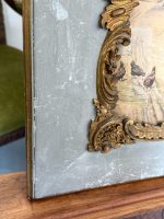 Žanra glezna ar pilsētas skatu — Luija XV stilā (Antique Genre Painting Framed French Street Scene in Louis XV Style) (7020) - Image 7