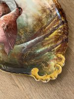 liela izmēra porcelāna šķīvis/paplāte ar putniem (6140) - Image 9