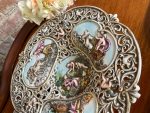 Large "Capodimonte" Porcelain Plate (3141) - Image 7