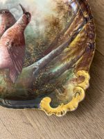 liela izmēra porcelāna šķīvis/paplāte ar putniem (6140) - Image 10