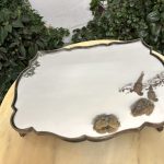 Metāla Paplāte ar Spoguli, Vidēja Izmēra, Vidēji Smaga (4452)