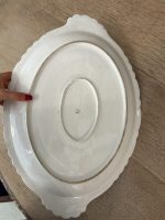 liela izmēra porcelāna šķīvis/paplāte ar putniem (6140) - Image 12