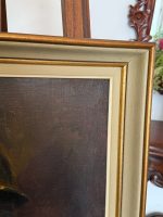 Glezna "Vīrs ar zelta ķiveri" (pēc Rembranta) — baroka stilā (Oil Painting Man in a Golden Helmet after Rembrandt) (7017) - Image 9