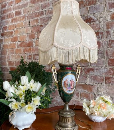 Porcelæns bordlampe, mellemstor (3061)
