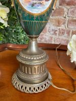 Porcelæns bordlampe, mellemstørrelse (3061) - Billede 6