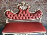 Small Pink Provence-Style Loveseat, Lightweight (5462) - Image 6