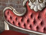 Small Pink Provence-Style Loveseat, Lightweight (5462) - Image 12