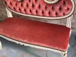 Small Pink Provence-Style Loveseat, Lightweight (5462) - Image 13