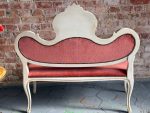 Small Pink Provence-Style Loveseat, Lightweight (5462) - Image 16