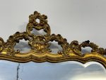 Bronzas/Zelta krāsas, koka spogulis, vidēji liela izmēra (3904) - Image 5