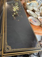 Secrétaire à cylindre antique laqué noir style Chinoiserie avec grues et pin - Japonisme – Image 25