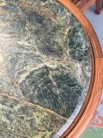Wooden flower table with green marble — Neoclassical style, medium size, medium height (7028) - Image 10