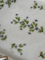 Antīks Vieux Paris stila porcelāna servējamais trauks ar caurviju pīruma apmali (6692) - Image 5