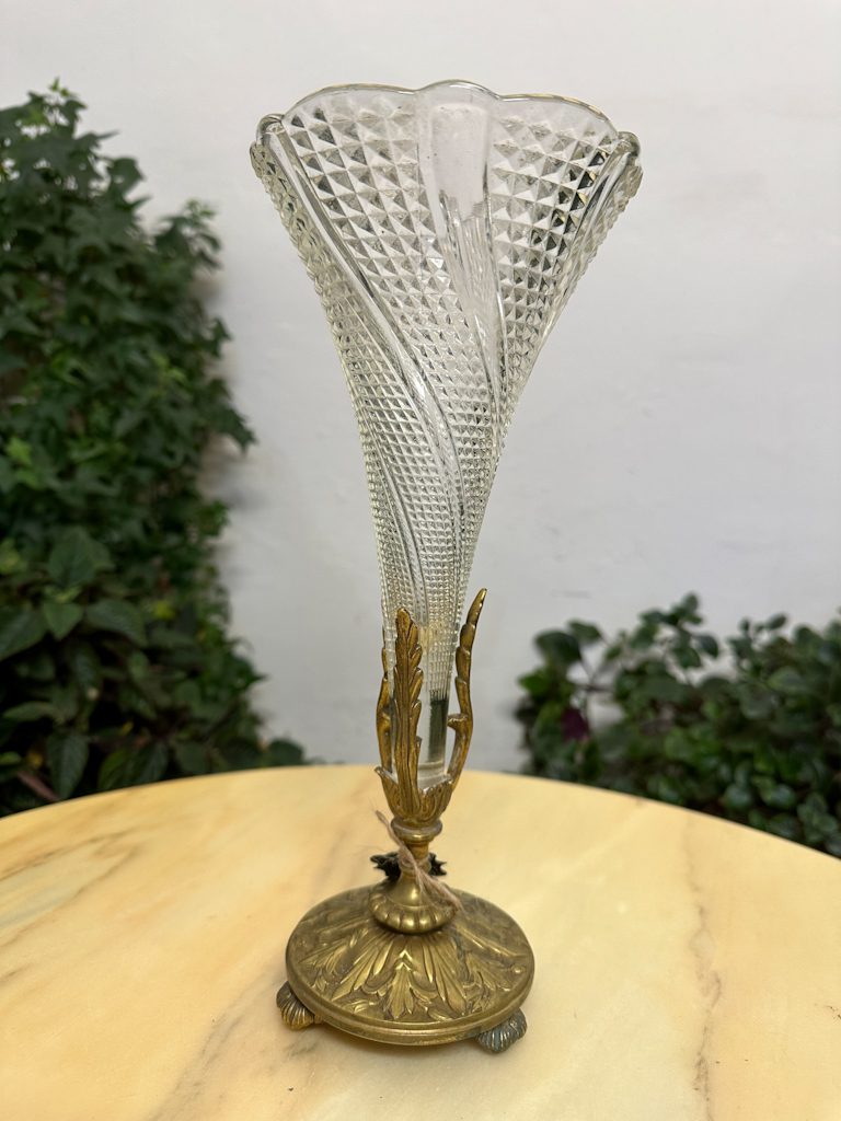 Vase with Bronze Detailing, Medium-Small Size (4414) - Image 1
