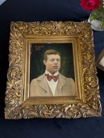 glezna + foto rāmītī, ar vēsturi un stāstu par šiem cilvēkiem (7032) - Image 2