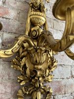 Ļoti Liela Izmēra Bra Sienas Lampa No Koka, Viegla Pēc Svara (4807) - Image 7