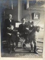 glezna + foto rāmītī, ar vēsturi un stāstu par šiem cilvēkiem (7032) - Image 17