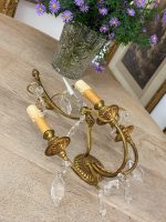 bronzas bra lampa ar kristāliņiem, vidēja izmēra (6194) - Image 2