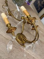 bronzas bra lampa ar kristāliņiem, vidēja izmēra (6194) - Image 3