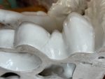 porcelāna konsole stiprināma pie sienas, ar eņģeļa figūru, vidēja izmēra (5981) - Image 11