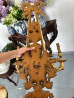 Ļoti Liela Izmēra Bra Sienas Lampa No Koka, Viegla Pēc Svara (4807) - Image 15