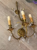 bronzas bra lampa ar kristāliņiem, vidēja izmēra (6194) - Image 11