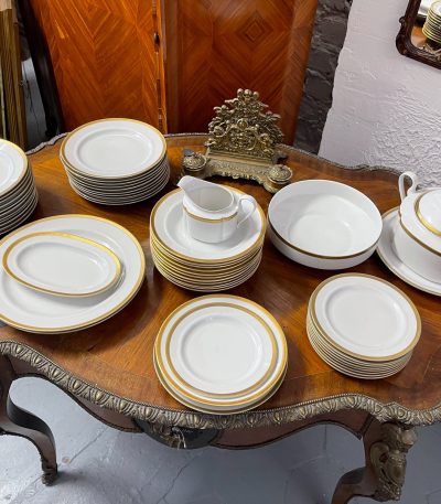 Scherzer Bavaria Porcelæn Middagsservice med Guld Kant (2782)