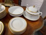 "Scherzer" Bavaria porcelāna pusdienu servīze ar zelta joslu ("Scherzer" Bavaria porcelain dinner service with gold band) (2782) - Image 10
